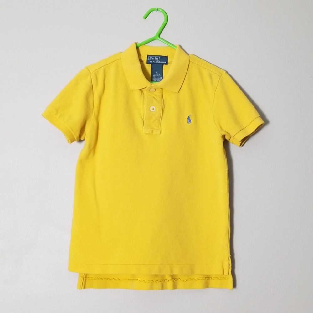 Boys Mustard Yellow Polo